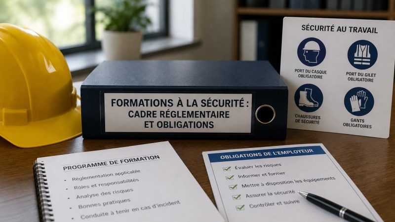 Formations à la sécurité : cadre réglementaire et obligations