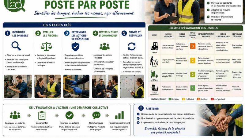 Évaluation des risques poste par poste