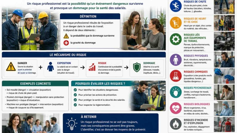 Définition des risques professionnels